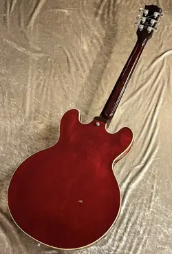 GIBSON CUSTOM SHOP USED LEE RITENOUR ES-335 ANTIQUE FADED CHERRY SIGNED AGED SAF