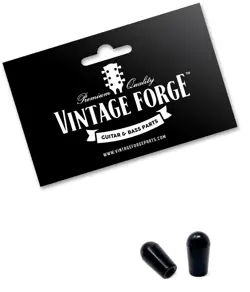 BLACK TOGGLE SWITCH TIPS FOR USA GIBSON LES PAUL GUITAR & OTHERS (2-PACK) *NEW*
