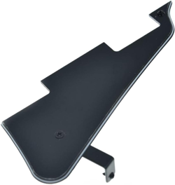 BLACK 3 PLY LP GUITAR PICKGUARD W/ BRACKET & SCREWS FOR USA GIBSON LES PAUL