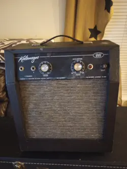 KALAMAZOO MODEL ONE 1 GUITAR AMPLIFIER WITH TUBE GIBSON  HARP HARMONICA GUITAR.