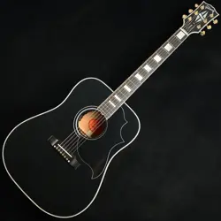 GIBSON HUMMINGBIRD CUSTOM EBONY S N 22493019  UNEXHIBITED ITEMS
