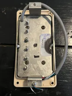 GIBSON USA BURSTBUCKER 2 ALNICO GUITAR HUMBUCKER PICKUP NICKEL