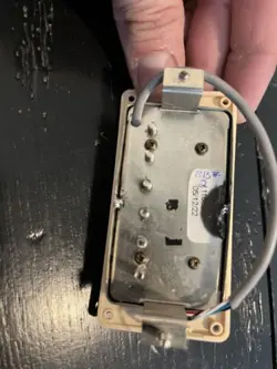 GIBSON USA BURSTBUCKER 2 ALNICO GUITAR HUMBUCKER PICKUP NICKEL