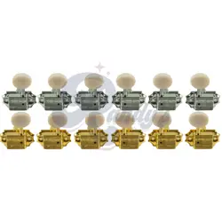 KLUSON TUNERS (VINTAGE DIECAST SERIES) W/ OVAL BUTTONS (L3+R3) - FITS GIBSON®