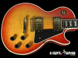 2016 GIBSON LES PAUL CUSTOM  FLAME TOP CUSTOM  SHOP  ~ CHERRY SUNBURST