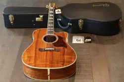 2012 GIBSON CS SONGWRITER DELUXE EC KOA NATURAL ACOUSTIC/ ELECTRIC GUITAR + OHSC
