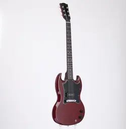 GIBSON LIMITED EDITION SG JUNIOR CHERRY 2005 MAHOGANY BODY P-90 USED