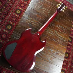 GIBSON SG FADED 2017 T ELECTRIC GUITAR WORN CHERRY FINISH, USED