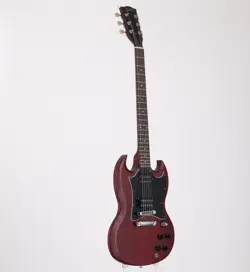 GIBSON SG SPECIAL FADED CHERRY 2011 MODEL USED, MAHOGANY BODY, DOT INLAYS
