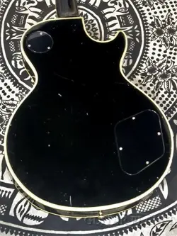 GIBSON 1979 LES PAUL CUSTOM LEFT-HANDED EBONY 5.22KG USED