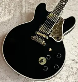 GIBSON B.B. KING LUCILLE 70TH ANNIVERSARY 1997 EBONY BLACK USED GUITAR