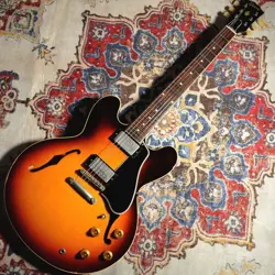 GIBSON 1959 ES-335 AGED ELECTRIC GUITAR - USED, GOOD NECK CONDITION