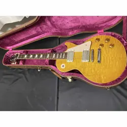 ELECTRIC GUITAR GIBSON LPR-58  LES PAUL LEMON DROP 2013 WITH ACCESSORIES