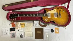 GIBSON CUSTOM SHOP 1959 LES PAUL STANDARD REISSUE VOS- DIRTY LEMON