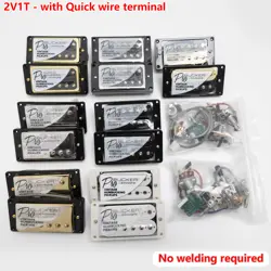 FOR GIBSON PROBUCKER GUITAR ALNICO 5 HUMBUCKER PICKUP SOLDER-FREE 2V1T PUSH PULL