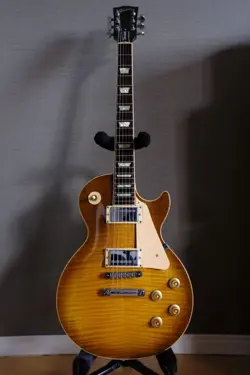 ELECTRIC GUITAR GIBSON LES PAUL STANDARD PLUS HONEY BURST 2001 USA MADE 02221351