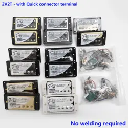 FOR GIBSON EPIPHONE PROBUCKER HUMBUCKER PICKUP 2V2T PUSH PULL WIRING HARNESS SET