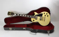 1981 VINTAGE GIBSON LES PAUL CUSTOM WHITE/BLONDE TIM SHAW PICKUPS +OHSC 1980S