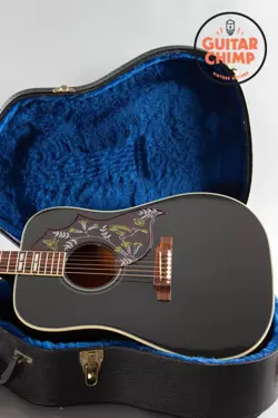 2014 GIBSON CUSTOM SHOP HUMMINGBIRD EBONY BLACK