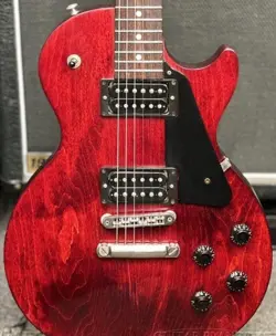 GIBSON LES PAUL FADED USED MAPLE+MAHOGANY BODY WORN CHERRY W/GIG CASE