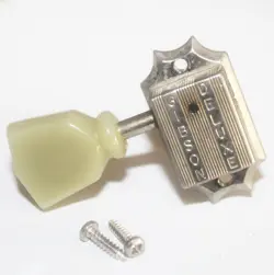 GIBSON DELUXE TUNER TREBLE SIDE GREEN BUTTON (03081)