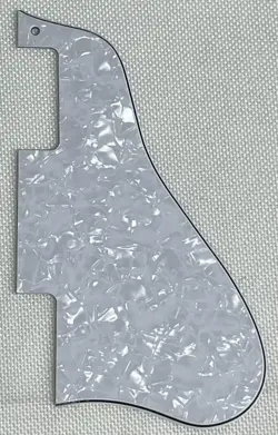 WHITE PEARL 4-PLY FOR FIT GIBSON ES-335 SHORT STYLE GUITAR PICKGUARD