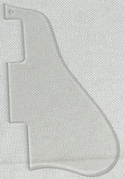 CLEAR TRANSPARENT 1-PLY FOR FIT GIBSON ES-335 SHORT STYLE GUITAR PICKGUARD
