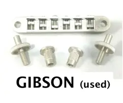 BRIDGE GIBSON E. -U. (USA) TUNE O MATIC - INSERTS - NICKEL - LES PAUL - SG -