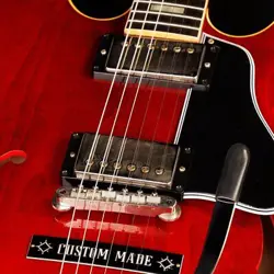 GIBSON CUSTOM SHOP 1964 ES-335 REISSUE W BIGSBY & CUSTOM MADE PLATE VOS SIXTIES