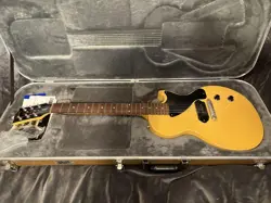GIBSON LES PAUL JR TV YELLOW 100TH ANNIVERSARY HARD CASE INCLUDED NO.MG54