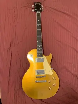 MAESTRO BY GIBSON MAESTRO ELECTRIC GUITAR LES PAUL GOLD