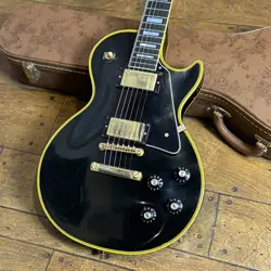 GIBSON CUSTOM SHOP JAPAN LIMITED LES PAUL CUSTOM RICHLITE VOS EBONY 2015 #GG3GP