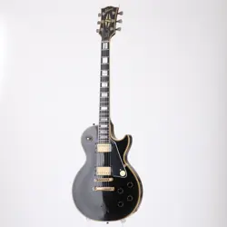 GIBSON LES PAUL CUSTOM EBONY MADE IN 1998   STORE
