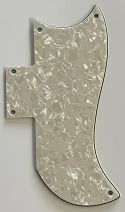 FOR FIT GIBSON SG 61 REISSUE STYLE GUITAR PICKGUARD 4 PLY IVORY WHITE PEARL