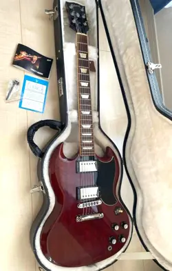 GIBSON USA SG '61 REISSUE GUITAR CHERRY RED W/HARDCASE