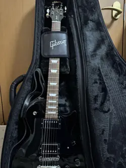 GIBSON USA LES PAUL STUDIO BLACK HARD SAFE PACKING!