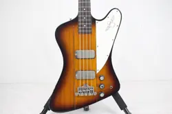 ORVILLE BY GIBSON THUNDERBIRD SUNBURST ELECTRIC BASS GUITAR W/GIG BAG USED