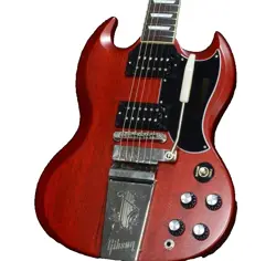 [GIBSON] SG STANDARD '61 FADED MAESTRO VIBROLA VINTAGE CHERRY 2023 W/ HARD CASE