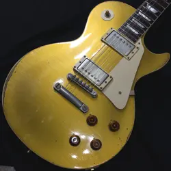 GIBSON CUSTOM SHOP HISTORIC COLLECTION 1957 LES PAUL STANDARD AGED GOLD TOP SAFE