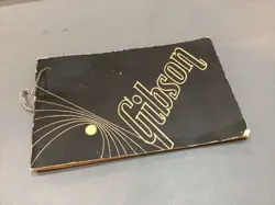 GIBSON GUARANTEE CARD 1970S VINTAGE GRETSCH