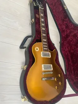 GIBSON HISTORIC COLLECTION LES PAUL CUSTOM SHOP LPR7 GOLD TOP #PCDIDE