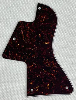 BROWN TORTOISE 4-PLY FOR FIT GIBSON SG CUSTOM 3 PICKUP STYLE GUITAR PICKGUARD