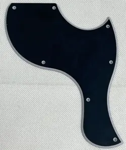 BLACK 5-PLY FOR FIT GIBSON LES PAUL SG JUNIOR STYLE GUITAR PICKGUARD