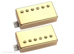 GOLD GIBSON BURSTBUKER PRO RHYTHM & LEAD + HUMBUCKER GUITAR PICKUP SET 4-CONDUCT