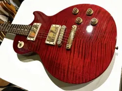 RARE GIBSON LES PAUL JUNIOR SPECIAL PLUS 2001 FLAME MAPLE FLAT TOP WITH UNIQUE A