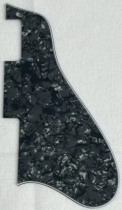 BLACK PEARL 4-PLY FOR FIT GIBSON ES-335 LONG STYLE GUITAR PICKGUARD