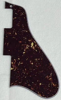 BROWN TORTOISE 4-PLY FOR FIT GIBSON ES-335 LONG STYLE GUITAR PICKGUARD