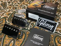 GIBSON GREENYBUCKER SET / ALNICO 2 UNBALANCED COIL UNPOTTED GREENY BUCKER