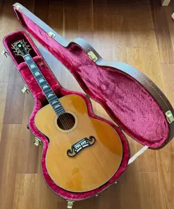 ACOUSTIC GUITAR GIBSON J-200 BIRDSEYE MAPLE NATURAL LIMITED EDITION S/N 90825036