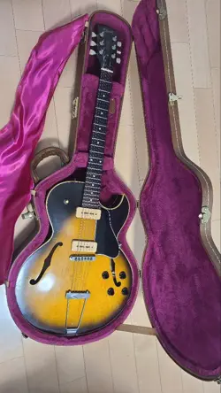 GIBSON ES135 P90 SUNBURST NO.MG2469